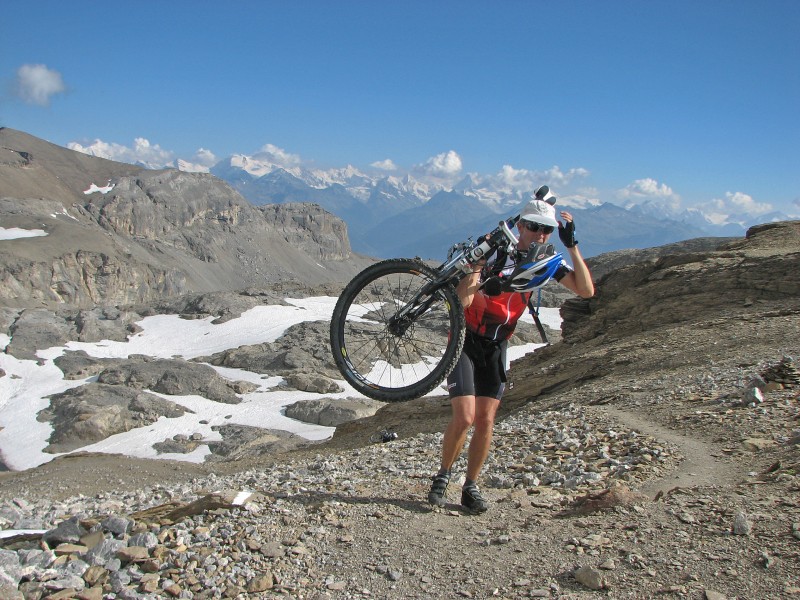 Wildstrubel 17 : Montée au Weisshornlucke