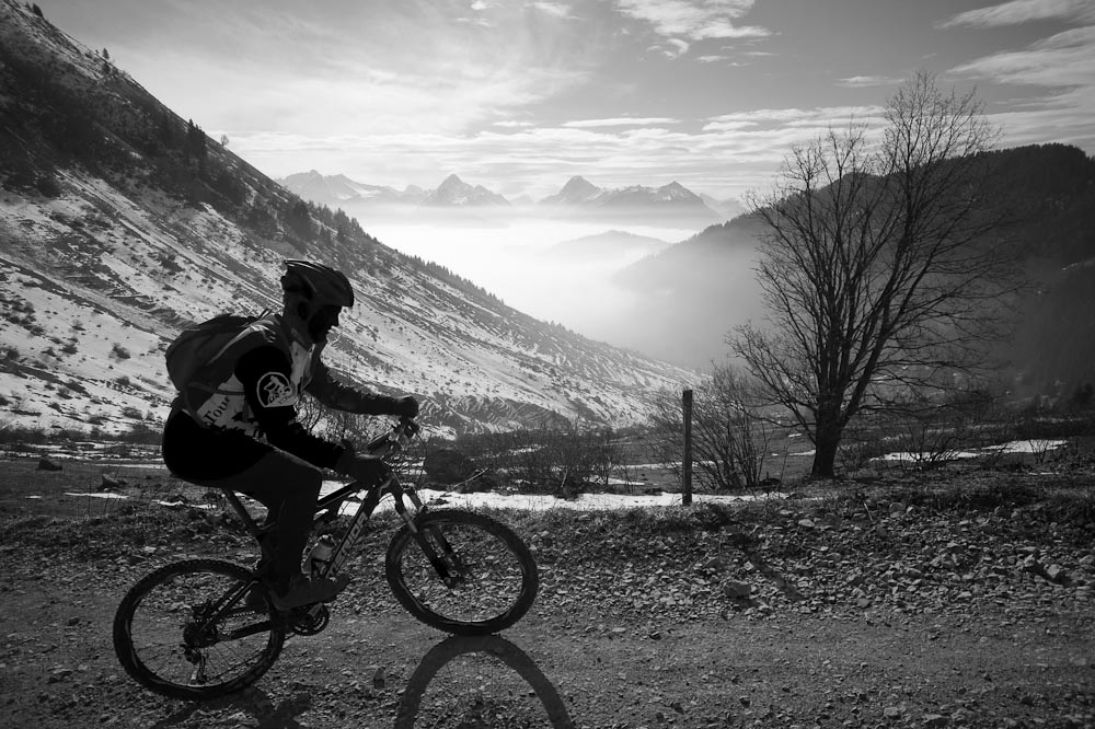 Arrivée au chalet : de l'Aulp