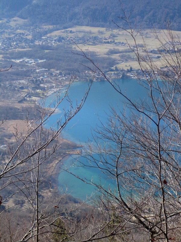 #3 Lac d Lac d'Annecy : Bout du Lac d'Annecy avec les roselières de la réserve naturelle et la plage de Doussard