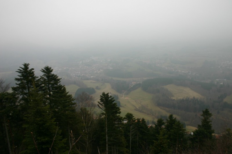Vallée : La vallée de Senones...dans le brouillard !