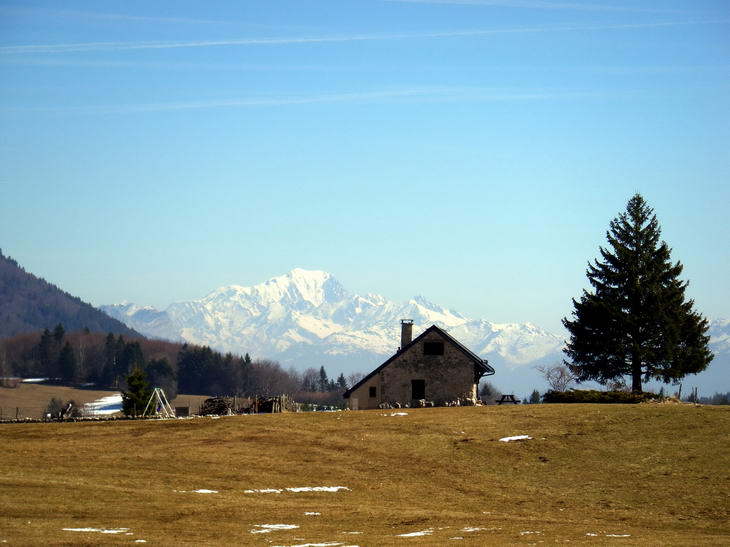 Mont Blanc : La vue est belle pendant l'apéro!