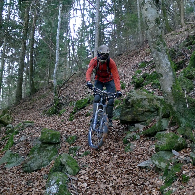 #4 C C'est du bon ça... : Eric est presque suivable après 1300m de ski ;)