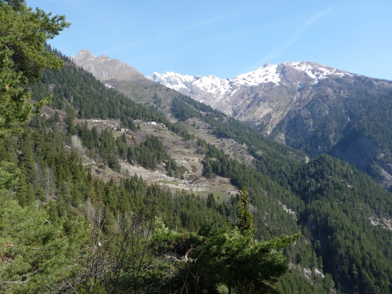Col de Liconi : Vallon de Chambave et Grande Rochère au loin.