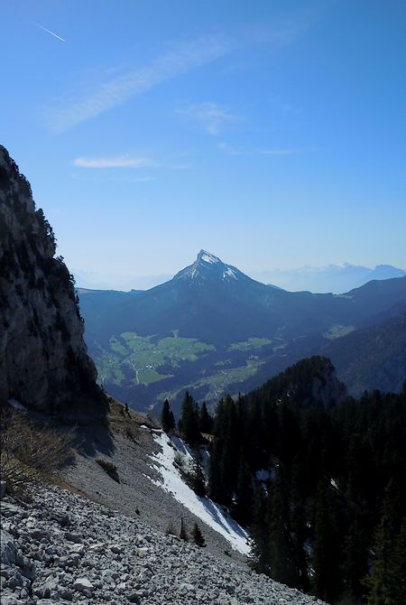 Chamechaude : Au fond, le dernier objectif de la journée