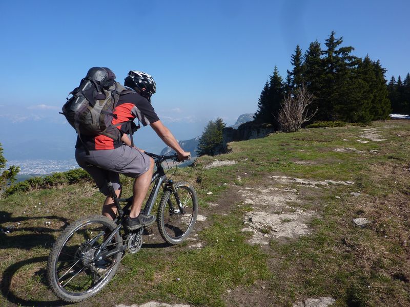 Crête de la Molière : En route vers le second sentier.