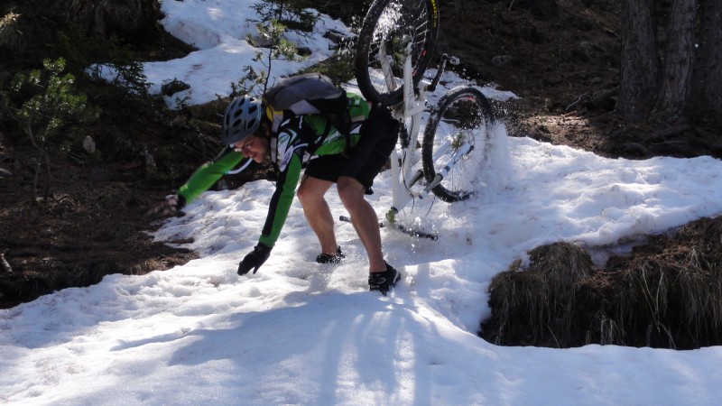 Descente de Combe Chauve : Guillaume en pleine action !