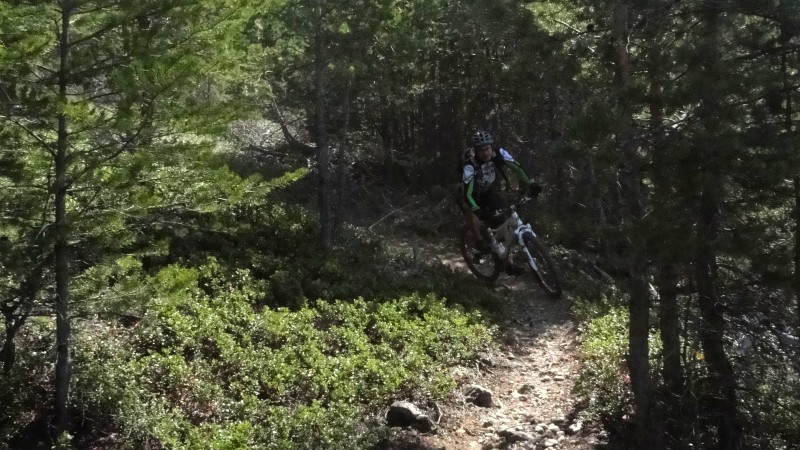 Descente de Combe Chauve : Tirage de bourre dans les épingles !!