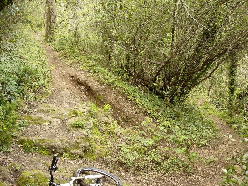 Tranchée : Vallon de la Femme Morte: alors que ça passe tranquille sans couper l'épingle... Dommage!