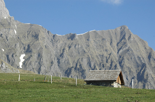 Sommet du Treu : Chalet de Bogneuve et l'Etale