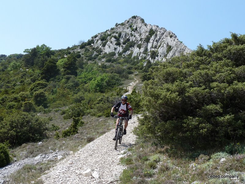 DH de Font du Pommier : Fontra au départ de la DH, juste après le Pas du Loup