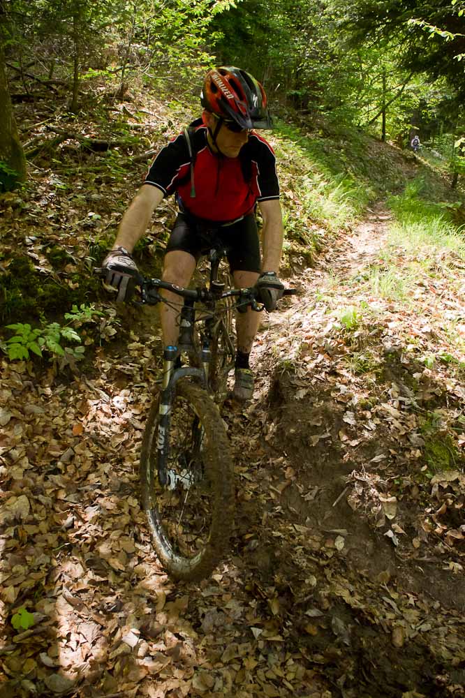 le sentier de la Cheville : épingles sympas