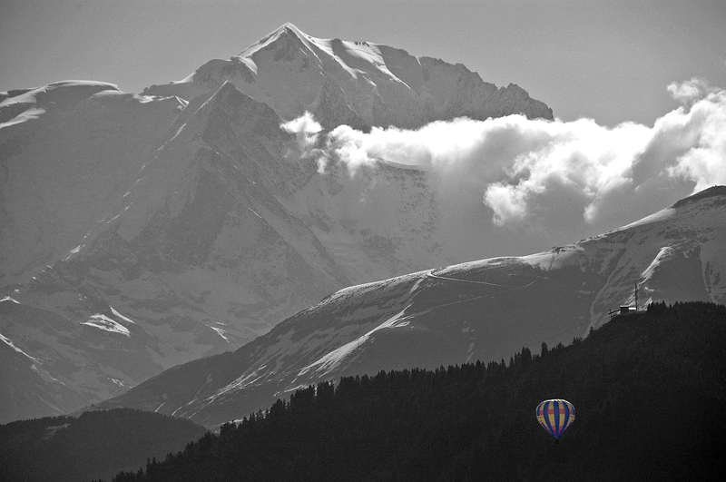 Tête de Torraz : Vue sur le Mt Blanc