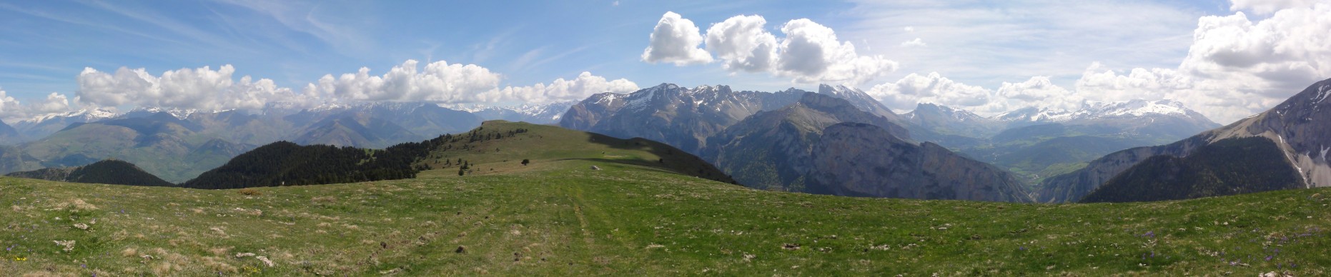 #6 Ecrins & Devoluy : vu du Pas du vallon Ecrins & Devoluy : vu du Pas du vallon