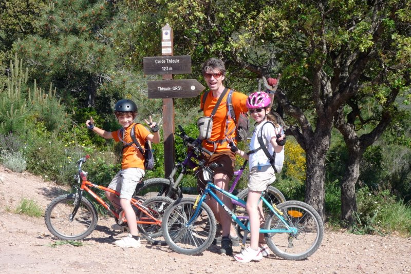 Col de Théoule : Premier col et on est content de ce premier sentier