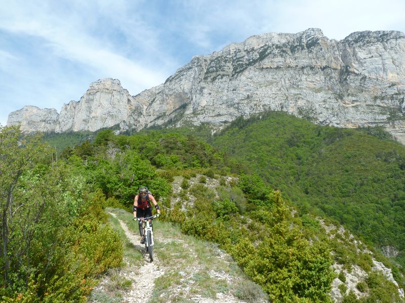 Descente du Bixhon : Joli point de vue si on n'oublie pas de se retourner