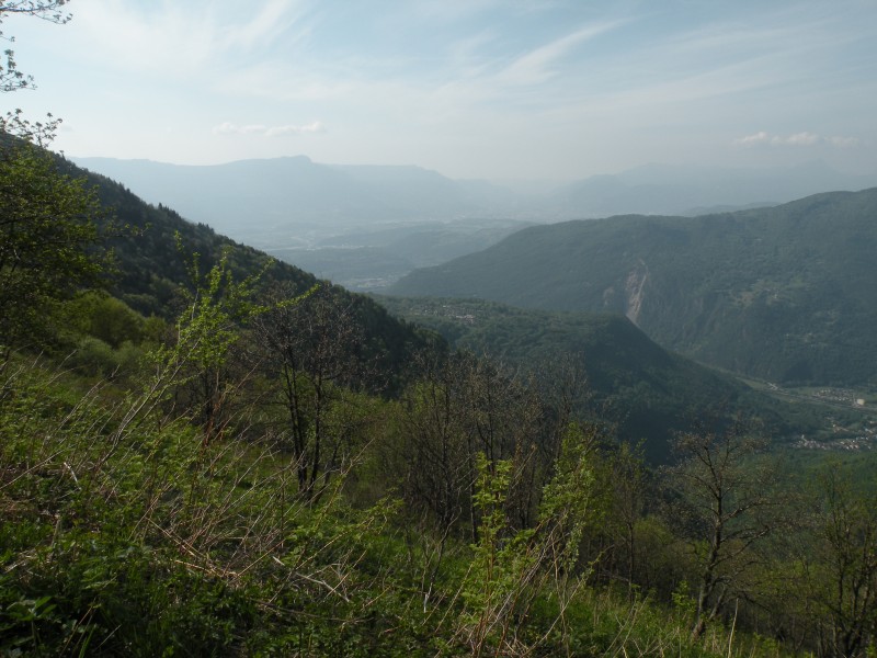 La vallée : Le Sapey au premier plan, la vallée de Grenoble au fond