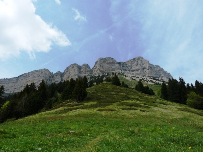 #6 Chamechaude : au pied cette belle falaise. Chamechaude : au pied cette belle falaise.