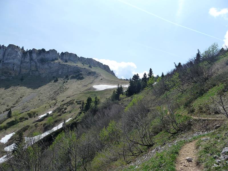 #1 Col de Léchaud : sentier sous le col Col de Léchaud : sentier sous le col