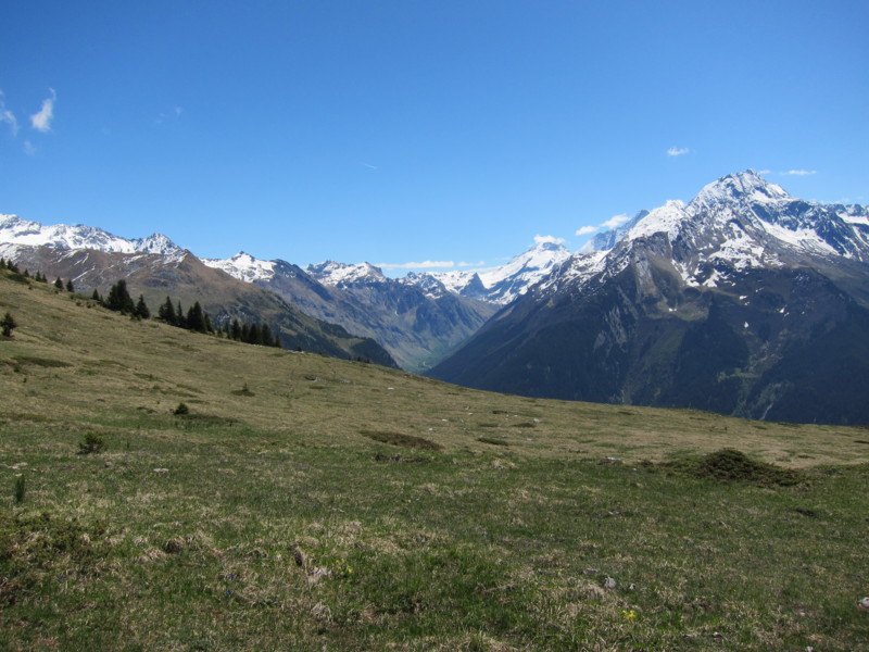 Vue grand large : l'arrivée à la croix et une vue au top!