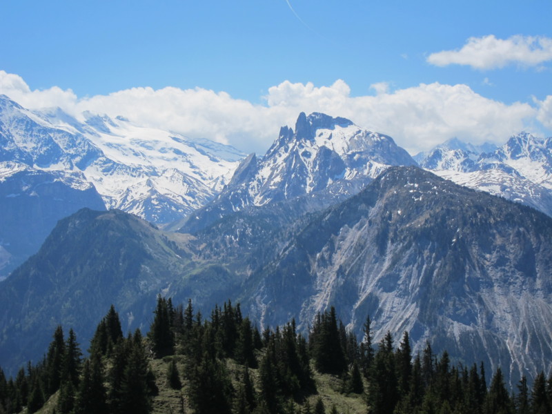 Vanoise : Rocher de Villeneuve et les Portetta.