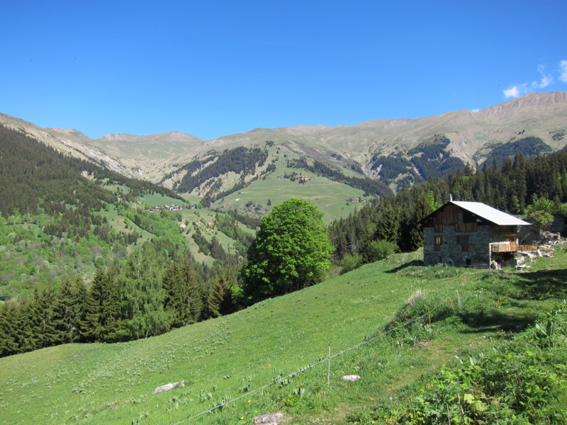 #2 Jovet : depuis le Pré, vue la Cour et les pentes du Jovet Jovet : depuis le Pré, vue la Cour et les pentes du Jovet