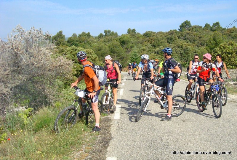 Montée de la première boucle : Panique sur la route