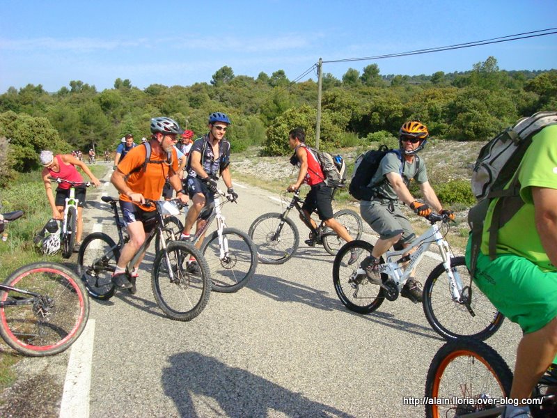 Montée de la première boucle : Panique sur la route