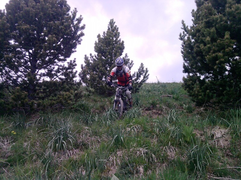 #4 Croix du Carrelet : Cyril à mi-descente Croix du Carrelet : Cyril à mi-descente