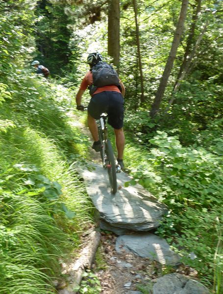 passage de dalle éboulée : pour Sanfroic