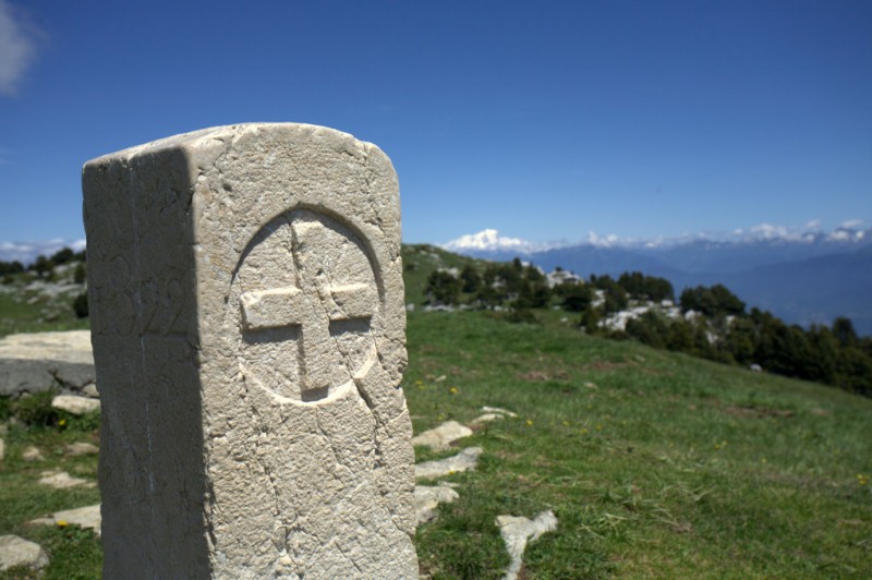 La Croix de l'Alpe : et le Mont Blanc