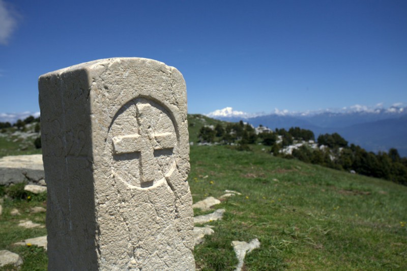 #13 La Croix de l La Croix de l'Alpe : et le Mont Blanc