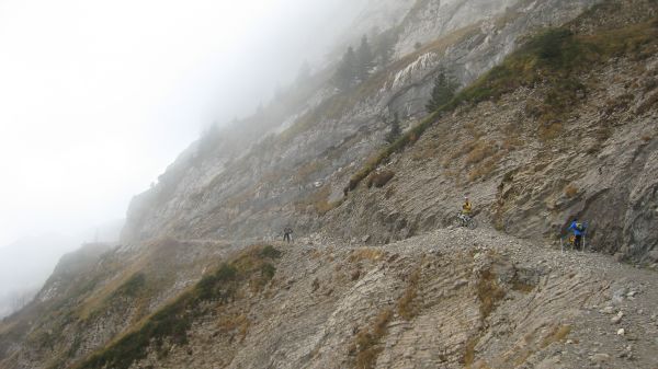 jonction vallon de la Casse : Petite traversée technique et aérienne par endroits