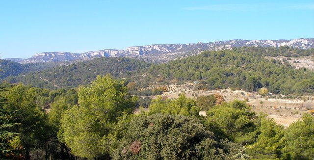 #5 Versant sud du Petit Luberon : Au dessus de Sadaillan Versant sud du Petit Luberon : Au dessus de Sadaillan