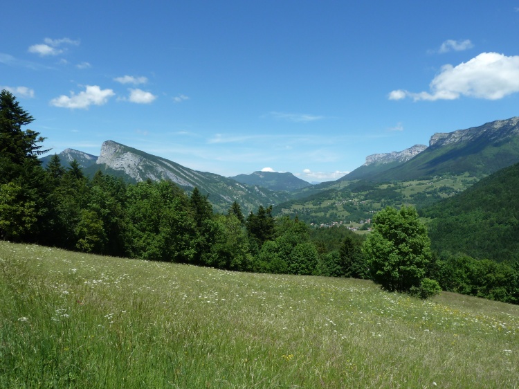 #2 Vers le col du Granier : la vue au N Vers le col du Granier : la vue au N