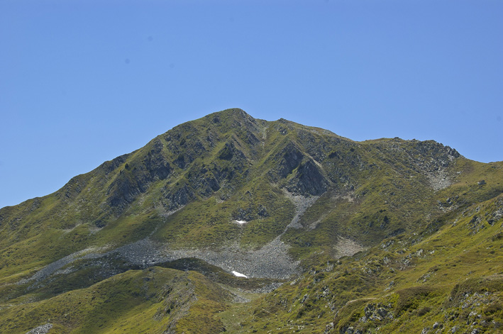 Croix de Sécheron : La croix de Sécheron en montant en traversée vers le col des Evettes