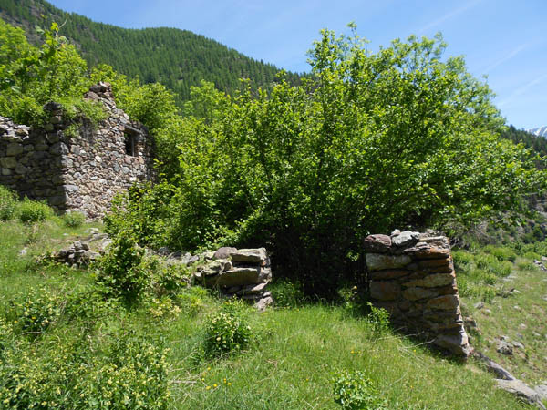 Ruines : Tout le secteur présente de nombreux vestiges de vie pastorale.