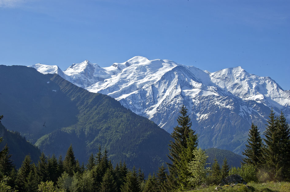 #1 Massif du Mt Blanc : Vue sur le massif du Mt blanc Massif du Mt Blanc : Vue sur le massif du Mt blanc