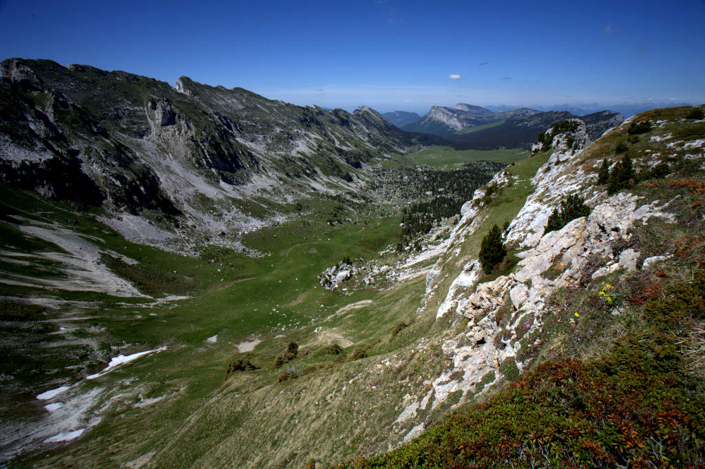 #8 Vallon de Marcieu : joli vue sur le parcours de la veille Vallon de Marcieu : joli vue sur le parcours de la veille