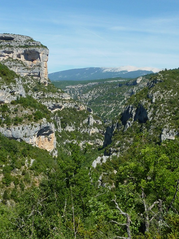 #5 Le Rocher du Cire : et le Ventoux au toile de fond Le Rocher du Cire : et le Ventoux au toile de fond