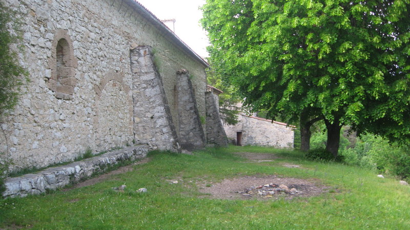 Saint André > Entrevaux : Chapelle St Jean du Désert