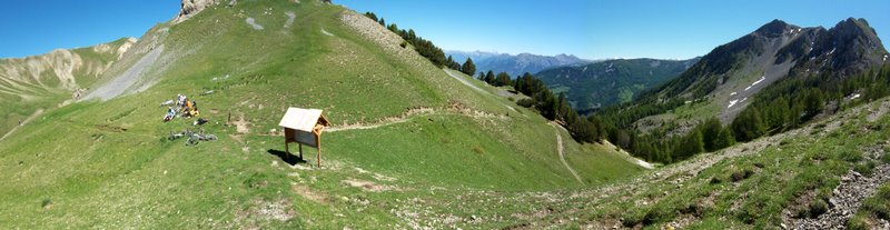 #42 J3: côté Embrun : depuis le col de la Rousse J3: côté Embrun : depuis le col de la Rousse