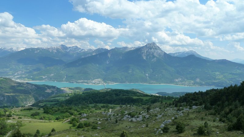 J1: Traversée pour Réallon : Pas vilain et on ne se doute pas encore qu'on ne va pas voir le lac avant J3 ou presque...