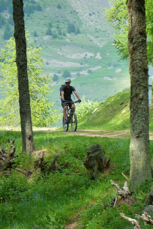 J1: Dernier sommet de la piste : Plus qu'un descente avant la bière... Attention Etienne à la tête ;-)