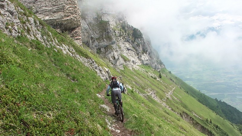 descente : traversée supérieure