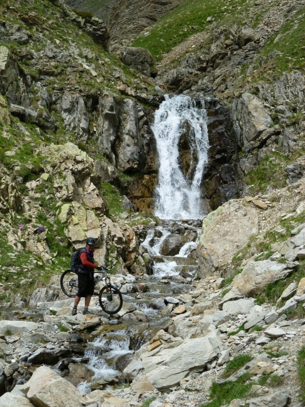 Jeff : passage du torrent de Reyssas