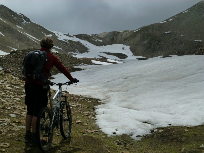 Col de Reyssas : VTT neige