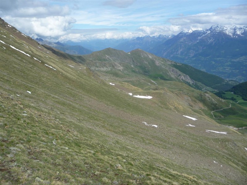 #9 Mont Fallère : La face Sud du Mt Fallère depuis l Mont Fallère : La face Sud du Mt Fallère depuis l'arête Sud.