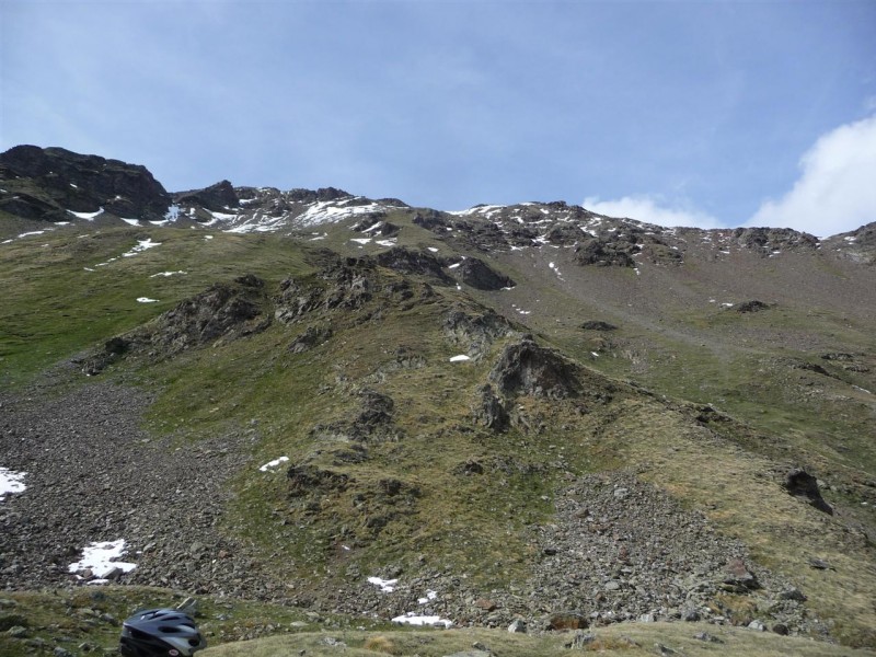 #11 Mont Fallère : La face vue l Mont Fallère : La face vue l'après-midi, moins enneigée !