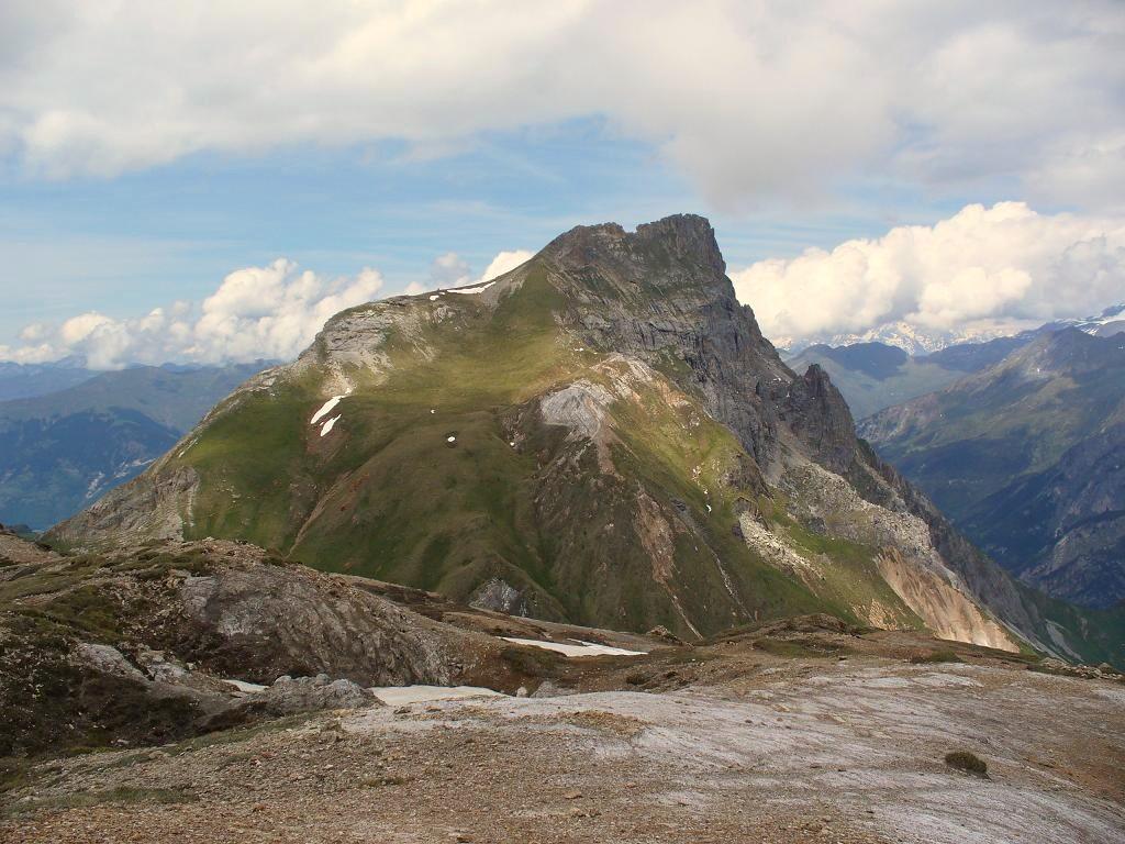 Petit Mont Blanc : Aiguille de Mey vue du PMB