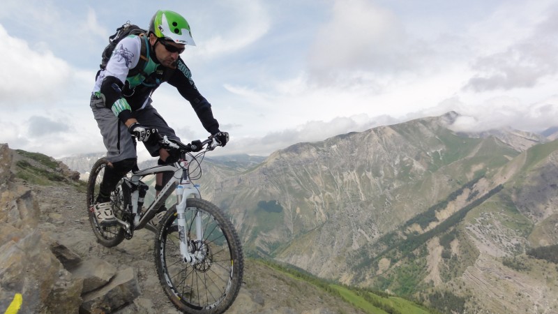 #5 Descente du Pic : Un peu expo au début mais gaaaaz ! Descente du Pic : Un peu expo au début mais gaaaaz !